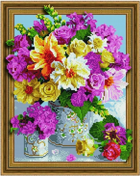 Diamantová výšivka Ipicasso 5PD 40x50 cm na rámu