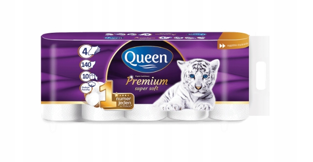 

Papier Toaletowy Queen Cotton 4warstwowy 10 rolek
