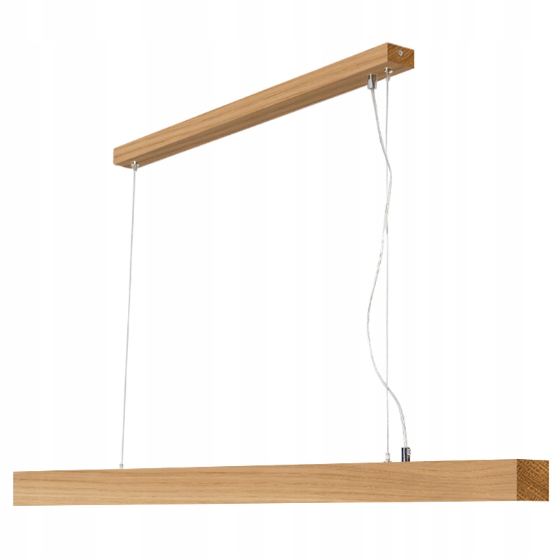 Závesná Led lampa na strop Dubová Slim 120 cm Obývacia izba Loft Nad stôl 50W 4000K