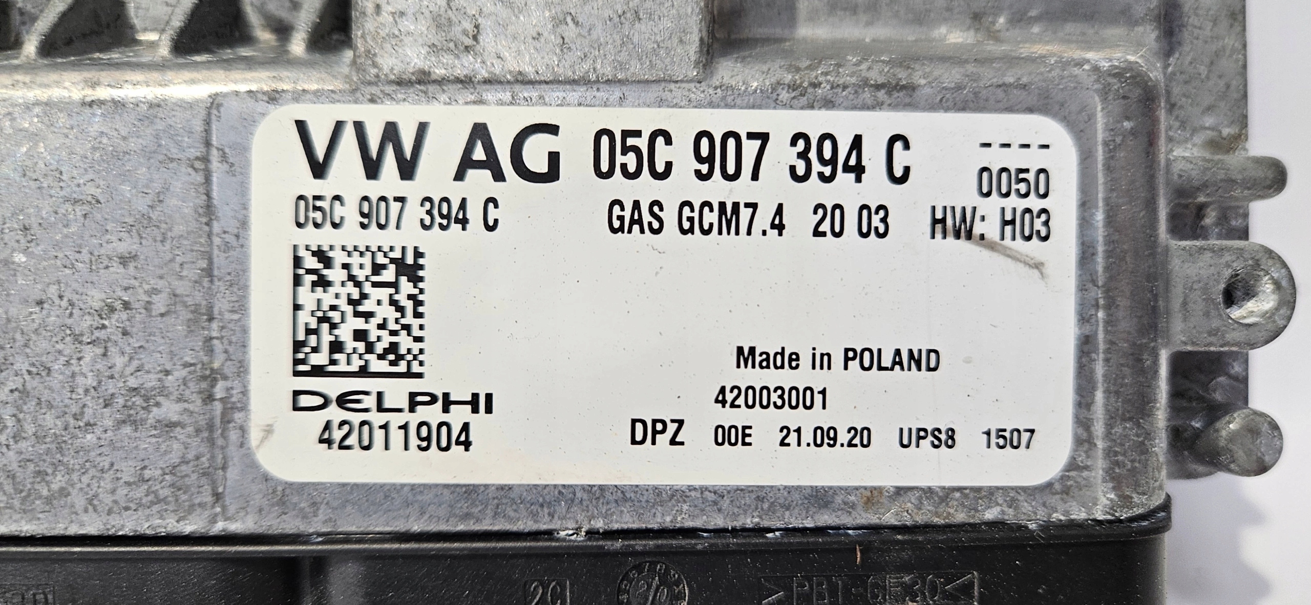computer motore ECU AUDI A3 8Y 1.0 05C907394C