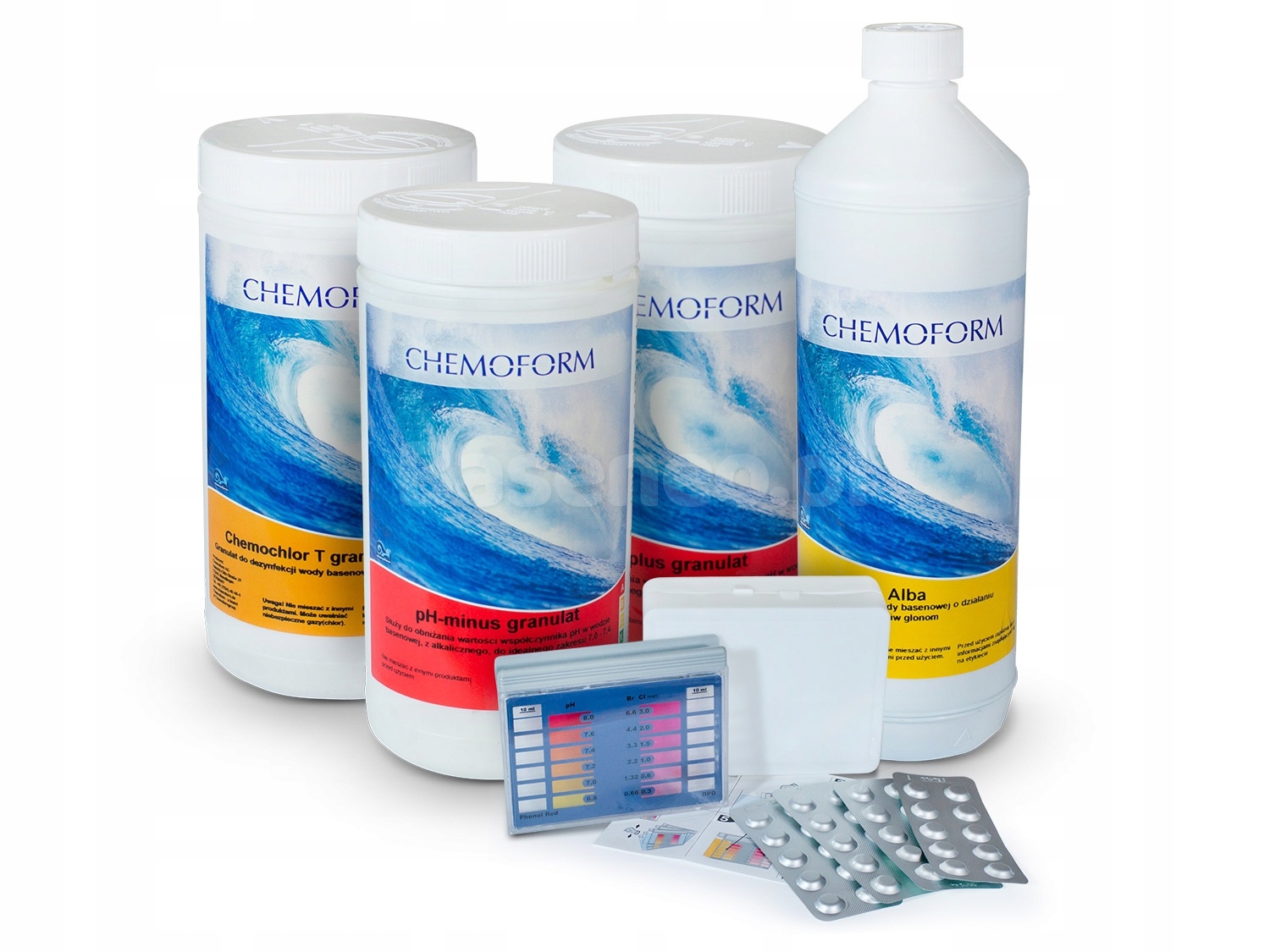 Bazénová Chémia Pre Vírivku Štartér Set Chemoform Sada 6V1