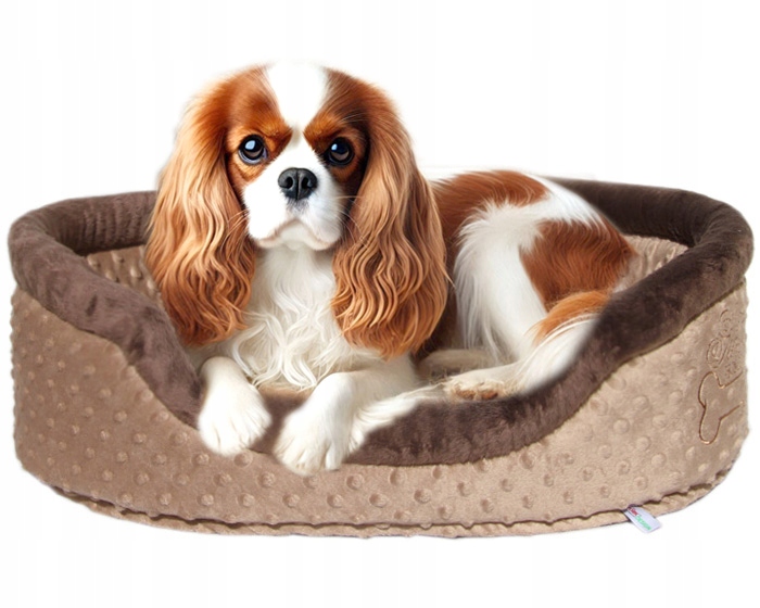 Pelíšek potah spaní kotec pro psa cavalier king charles spaniel mops