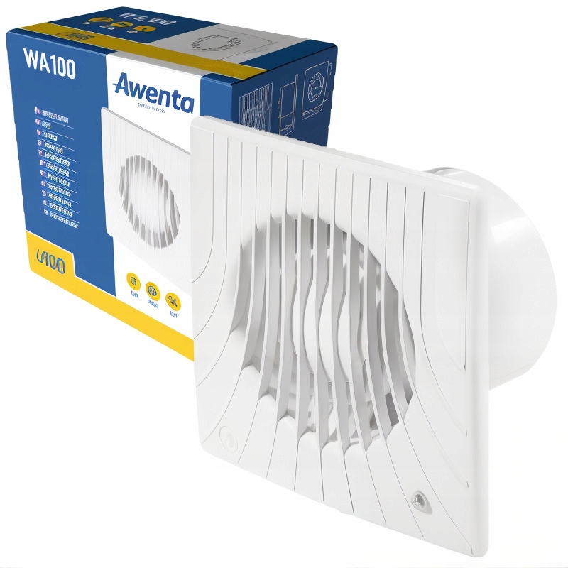 Wentylator łazienkowy Awenta WA100H z higrostatem