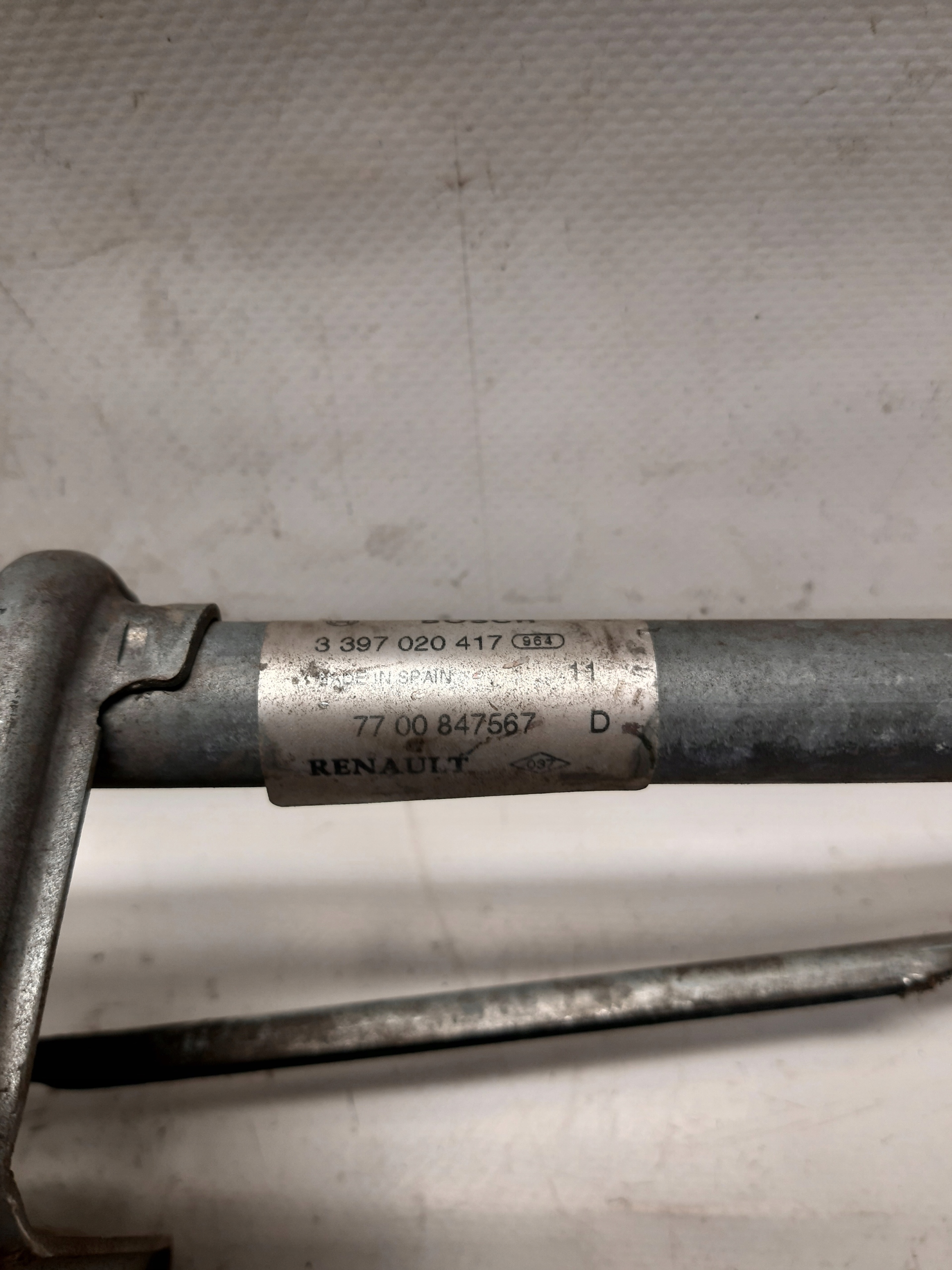 Renault Clio II wiper mechanism front