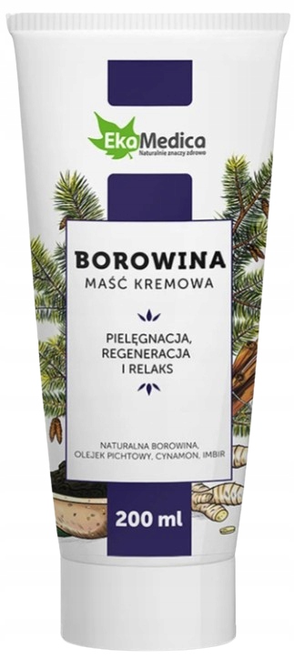 MAŚĆ BOROWINA borowinowa kremowa Ekamedica 200 ml