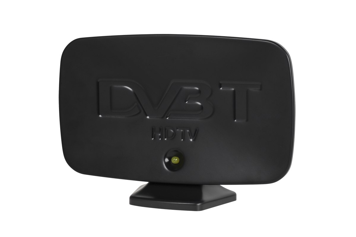 Širokopásmová Dvb-t anténa Ryniak černá, vnitřní/venkovní