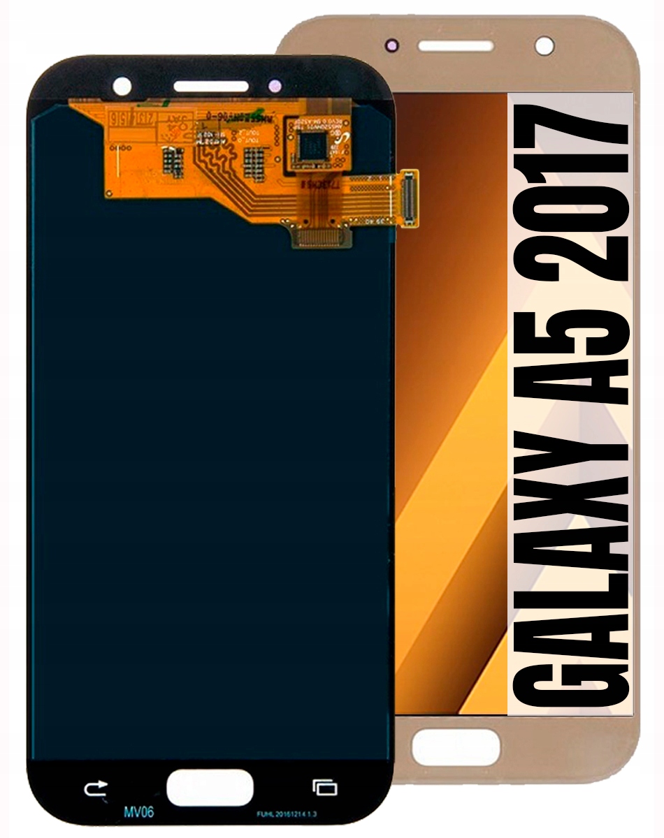 Displej Pro Samsung Galaxy A5 2017 A520 A520F LCD Zlatý
