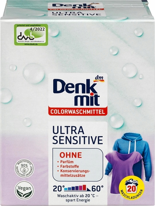 

Denkmit Ultra Sensitive Color Proszek Alergia 20
