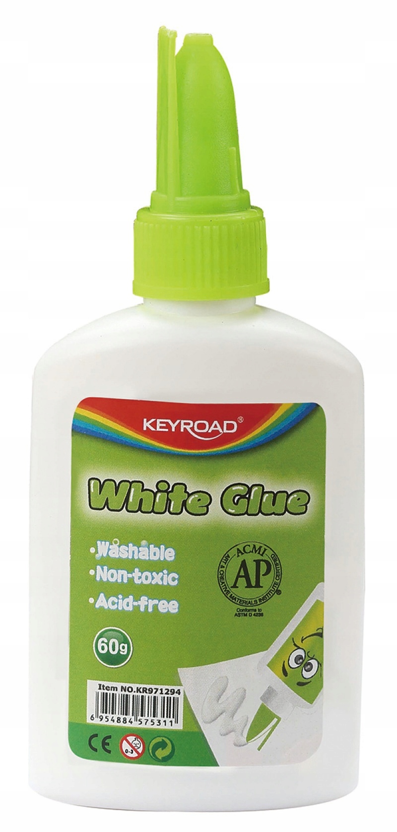 

Klej W Płynie Biały Keyroad 60g Nietoksyczny