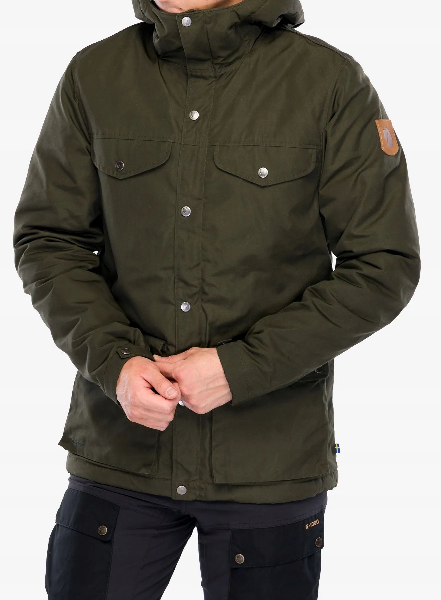 Zimní bunda Fjallraven Greenland tmavě modrá L