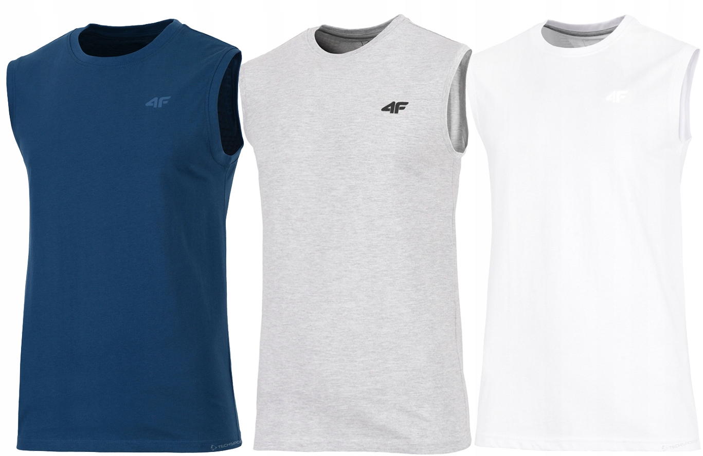 

4F Zestaw 3szt. Koszulka Bezrękawnik XXXL 3XL