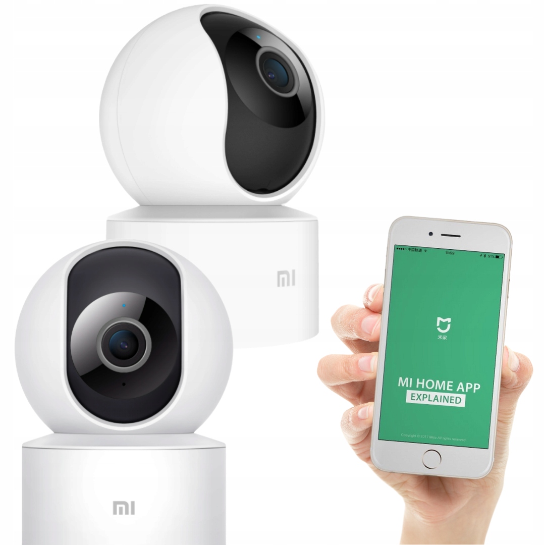 

Xiaomi Inteligentna Do Domu Kamera 360° Wifi 1080P