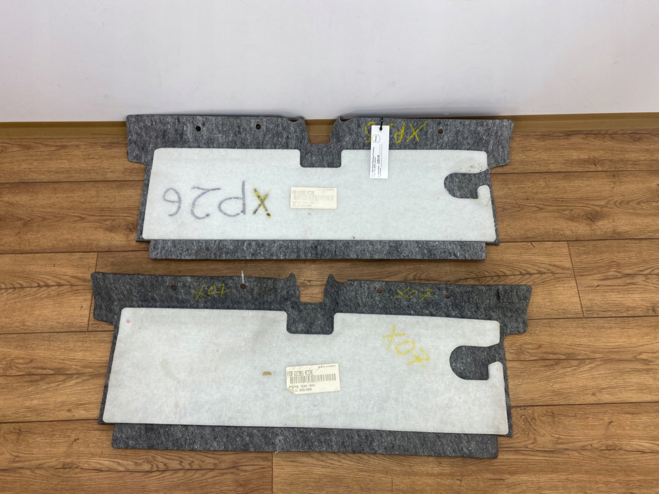 mats carpet boot Ford Mustang VI 2015+