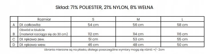 SWETER DAMSKI LUURE OLAVOGA ECRU M Materiał dominujący poliester