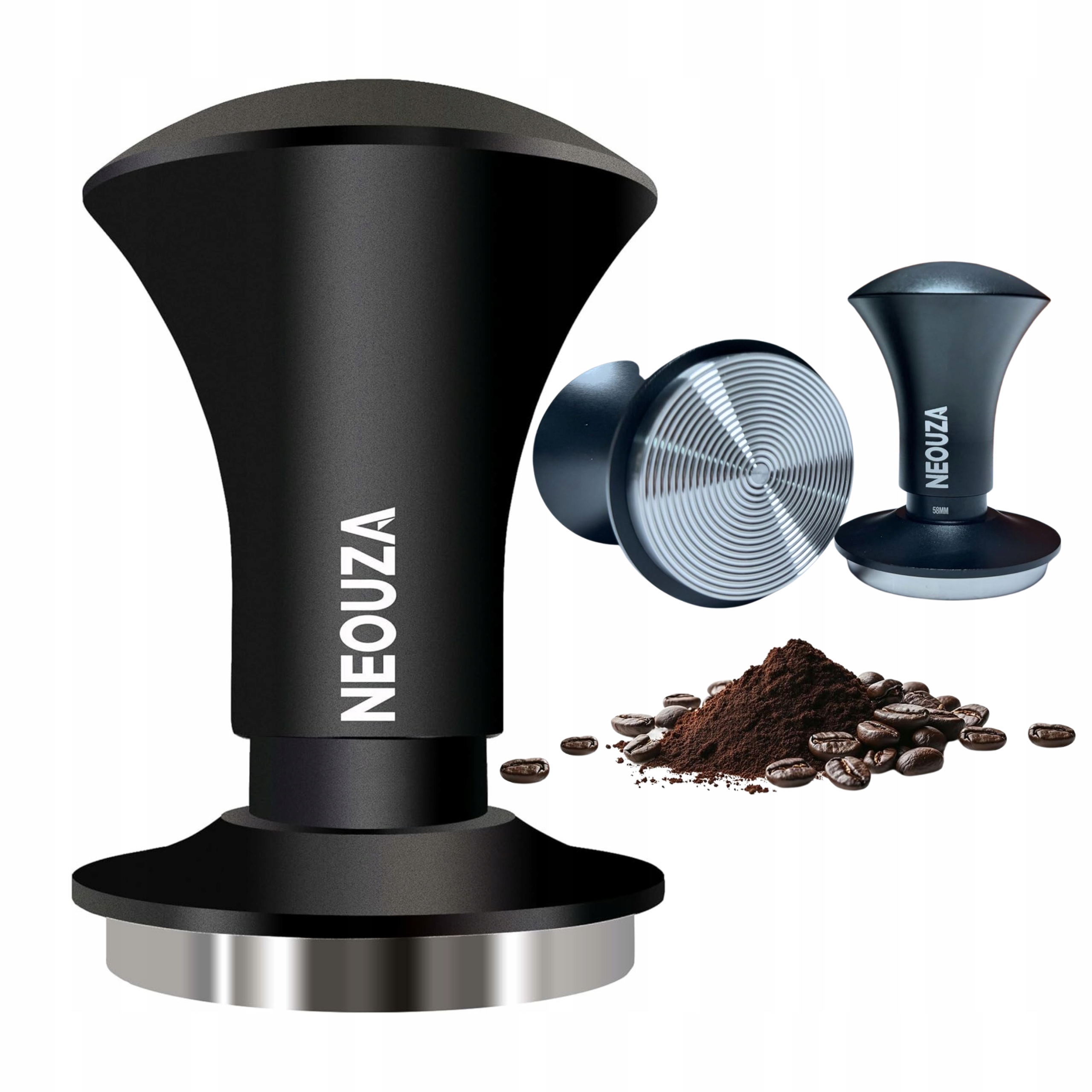 Tamper na espresso V2 58,3 mm, dvojitě kalibrovaný pružinový ocel