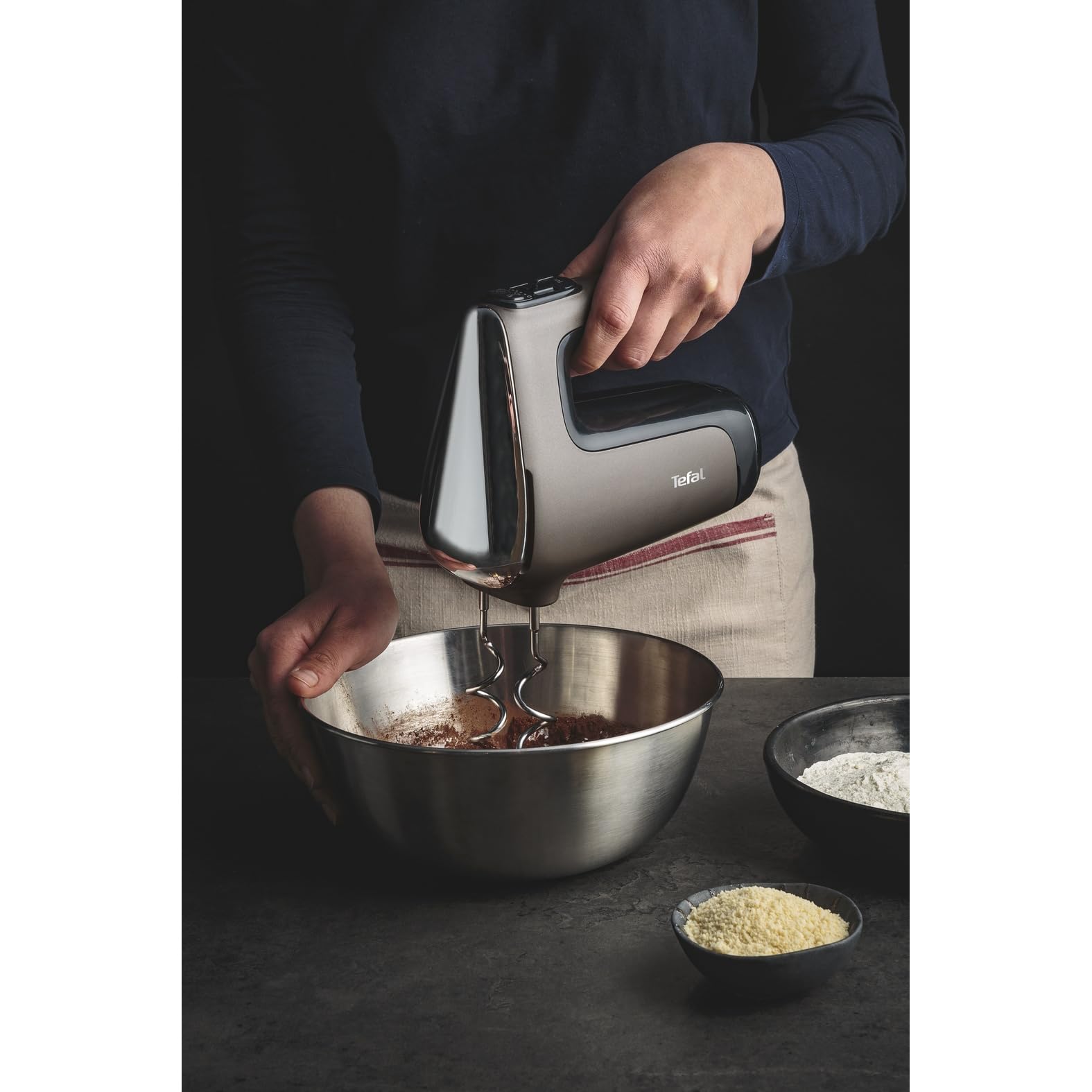 TEFAL Mikser 600W Cichy Silnik Turbo Regulacja — miniatura 3
