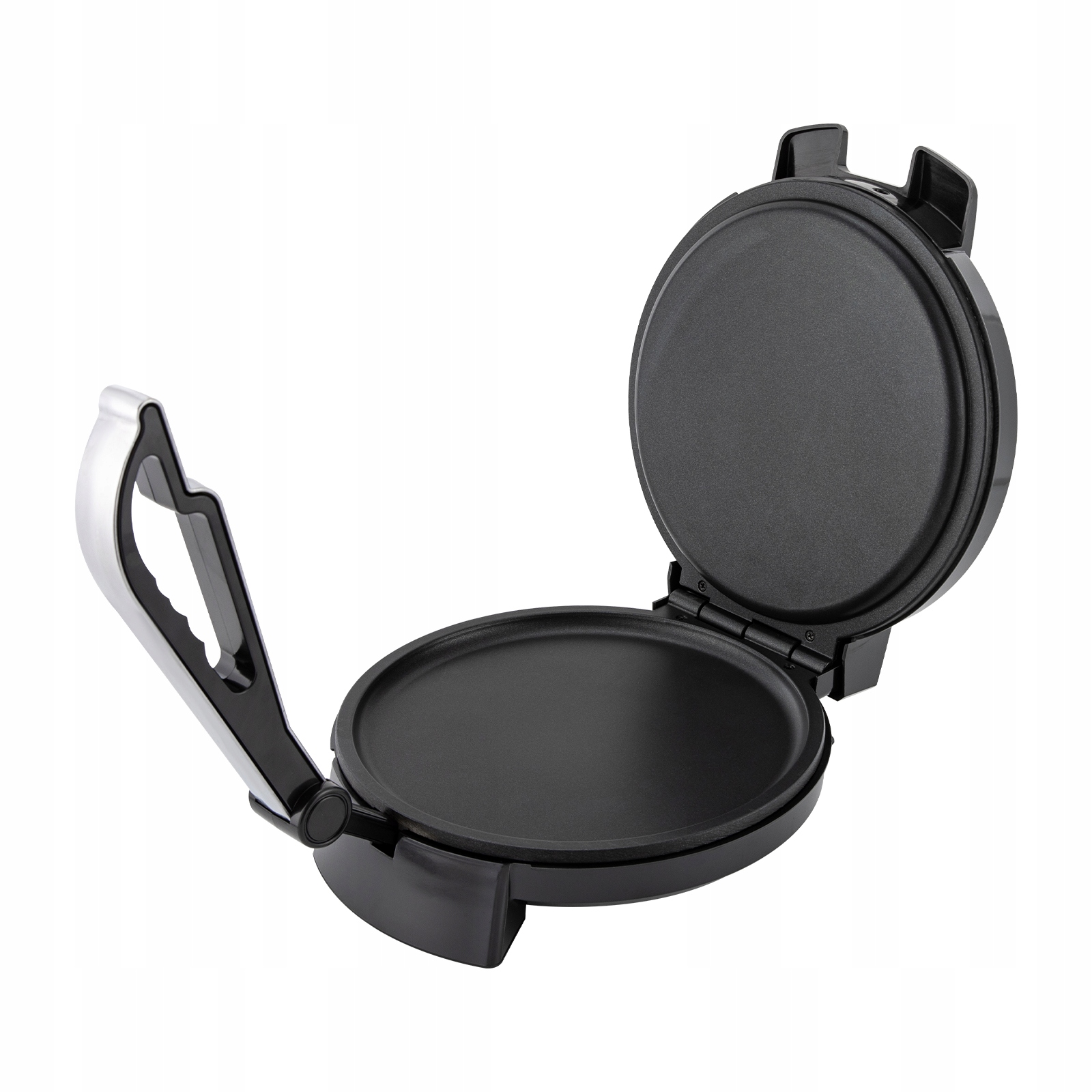 Nowa naleśnikarka - srebrno-czarna Waga produktu z opakowaniem jednostkowym 2.46 kg