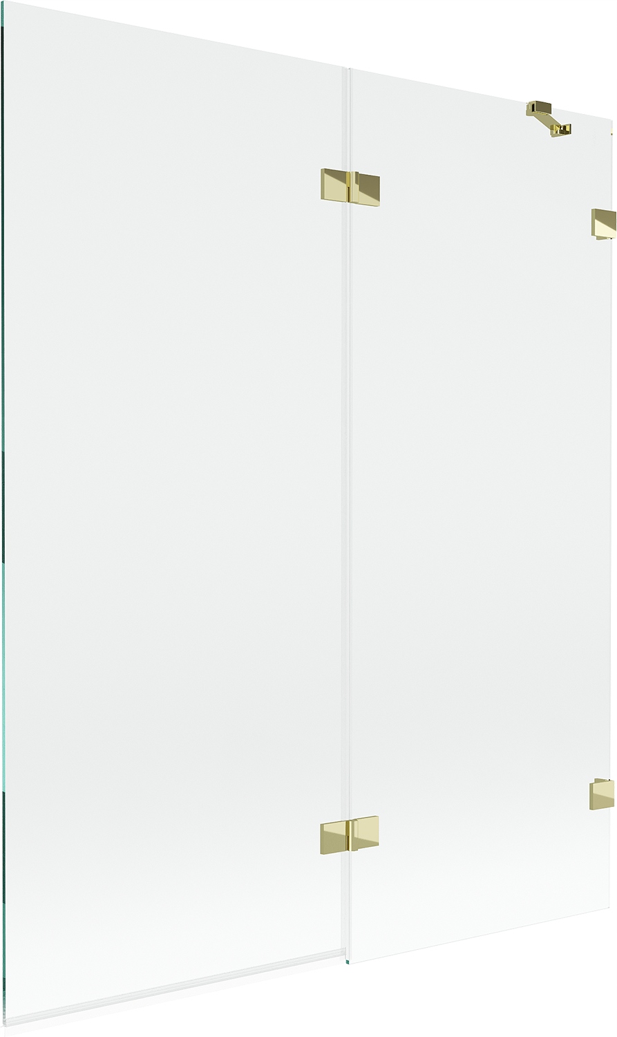 Mexen Lunar sprchová zástěna dvoukřídlová pravá 140 x 150 cm, transparentní