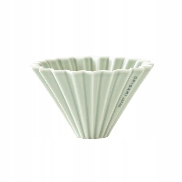 Origami Dripper Zaparzacz Do Kawy Porcelanowy S Matowy Zielony