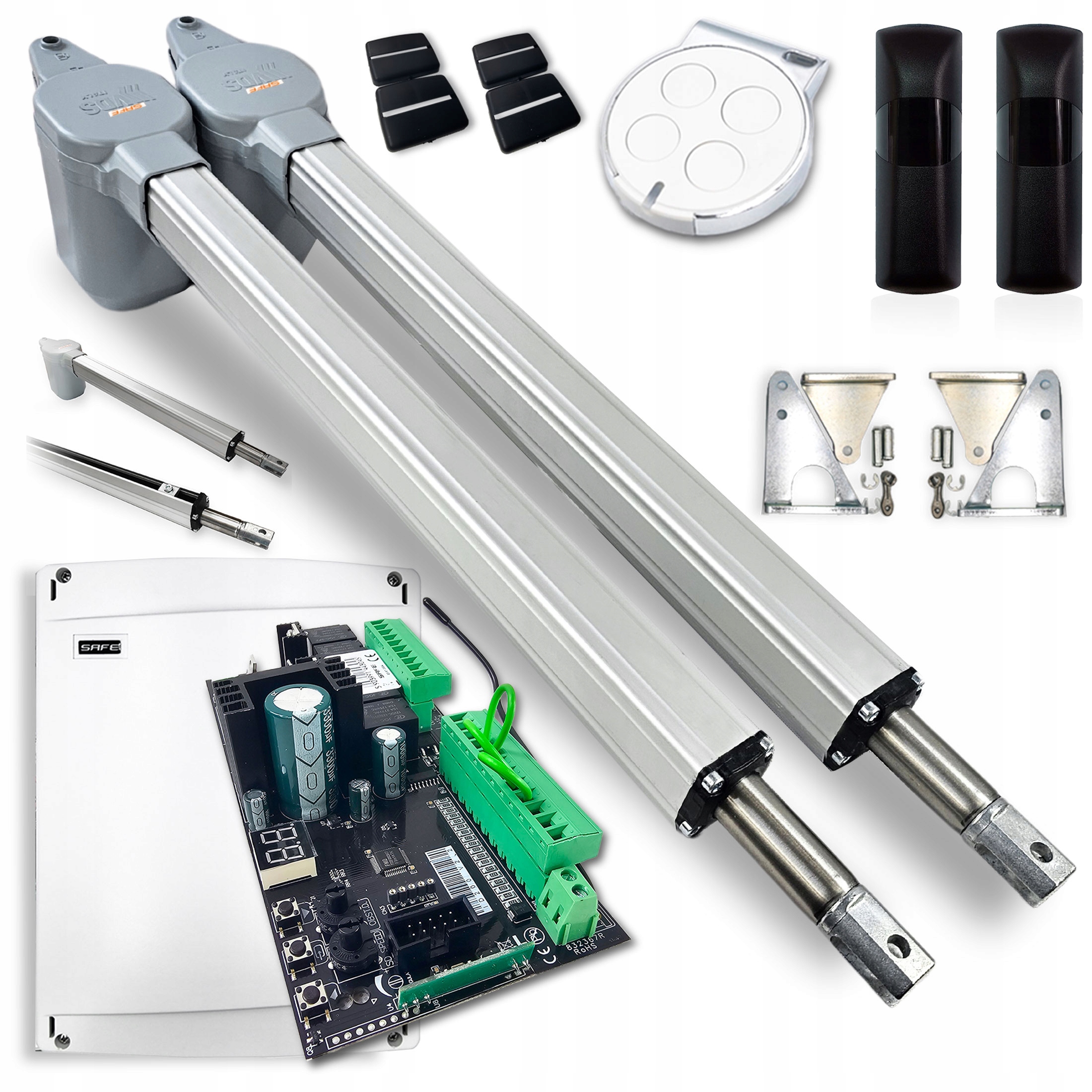 Pohon Pro Dvoukřídlou Bránu 7m Automat křídlové brány Safe tichý Pilot