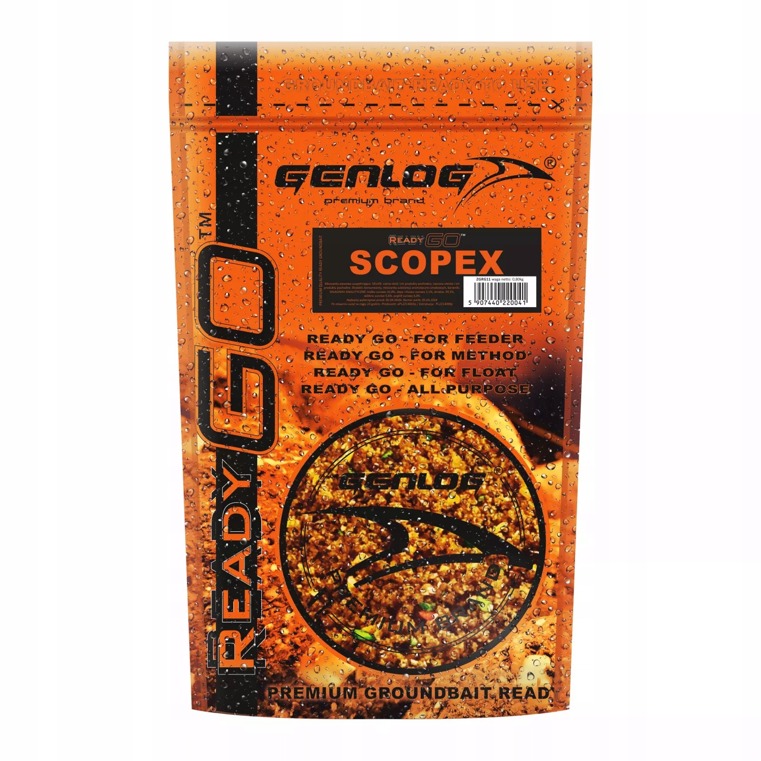 Zanęta Genlog Ready Go 800g Scopex