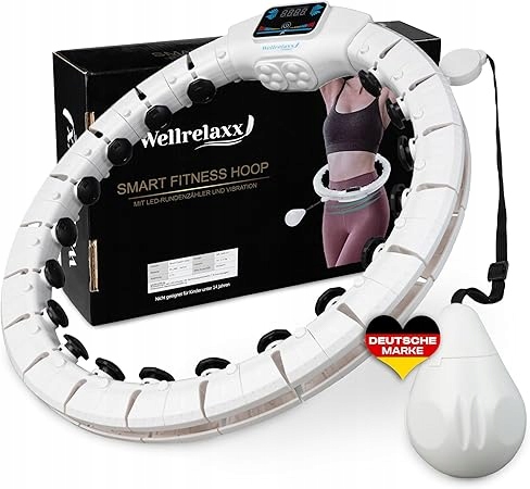 Inteligentní Hula hoop s masáží, počítadlo, regulace obvodu až do 113 cm