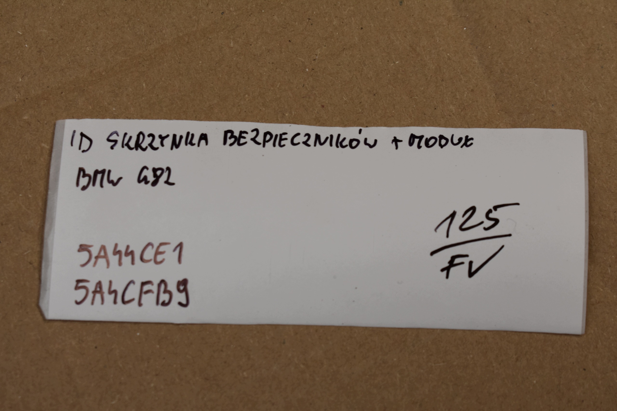 perfetto stato centralina fusibili + modulo BMW G82