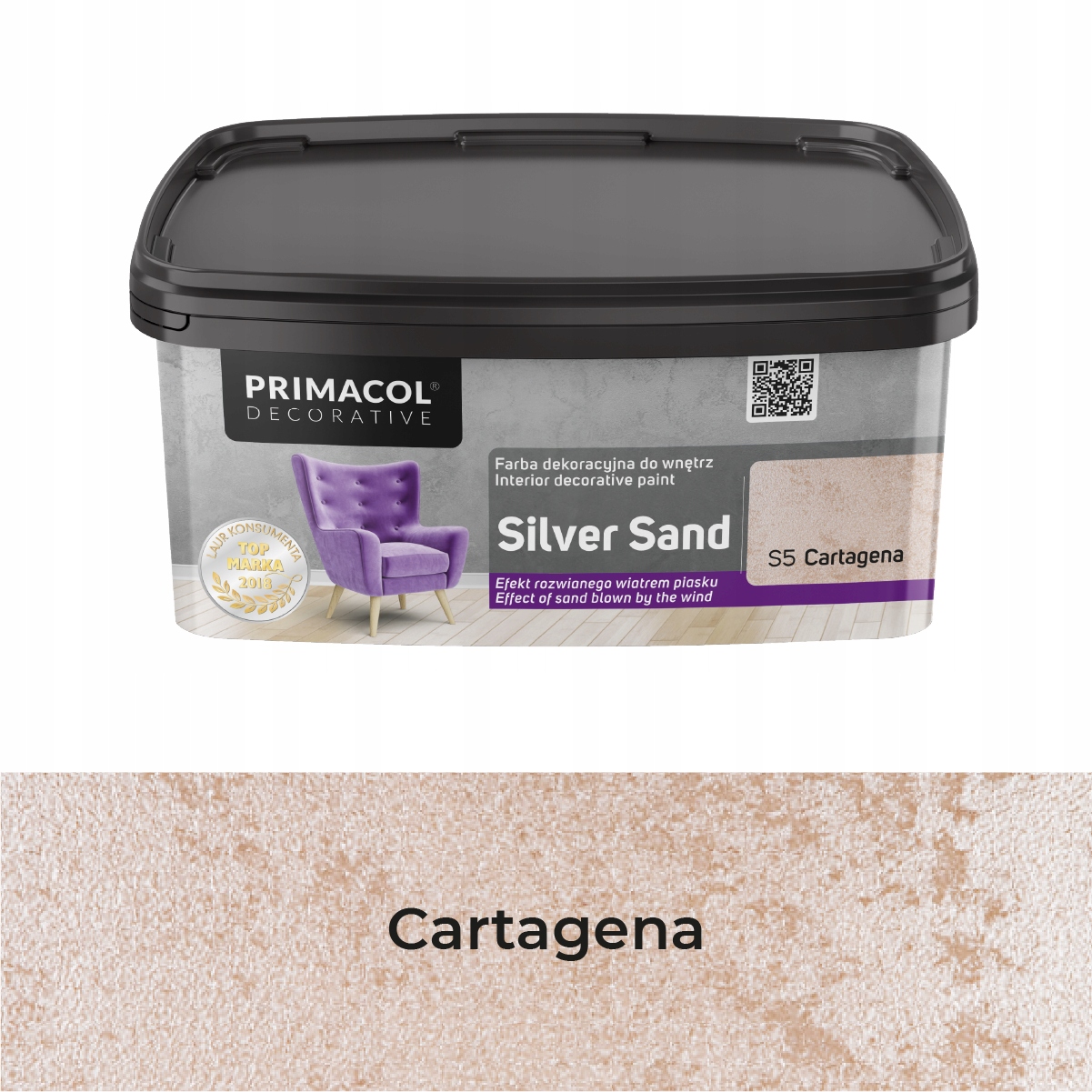 Primacol Barva Silver Sand 1L Cartagena