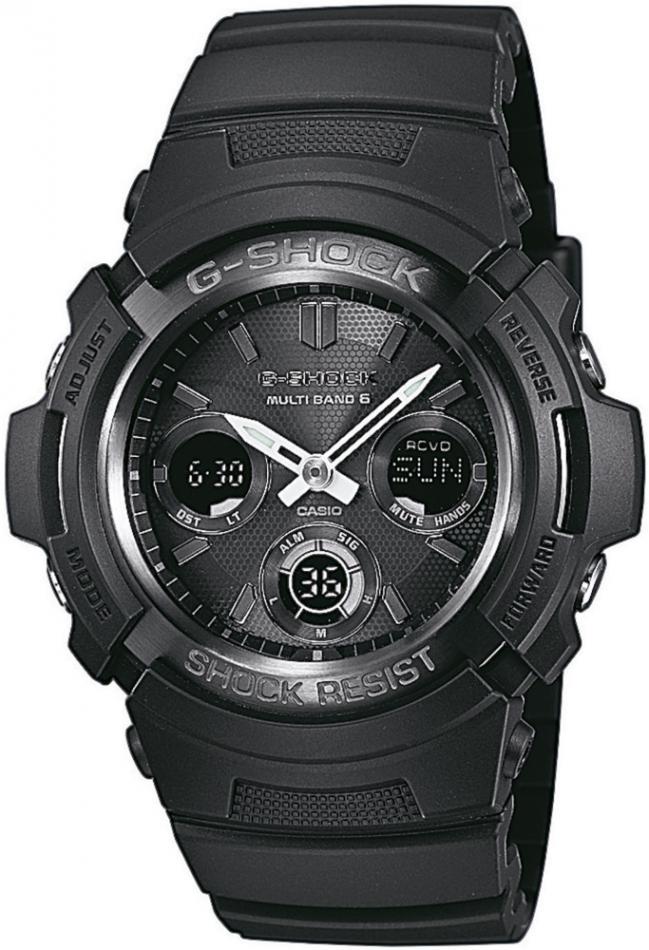 Hodinky pánské G-shock AWG-M100B-1AER černé sportovní nárazuvzdorné