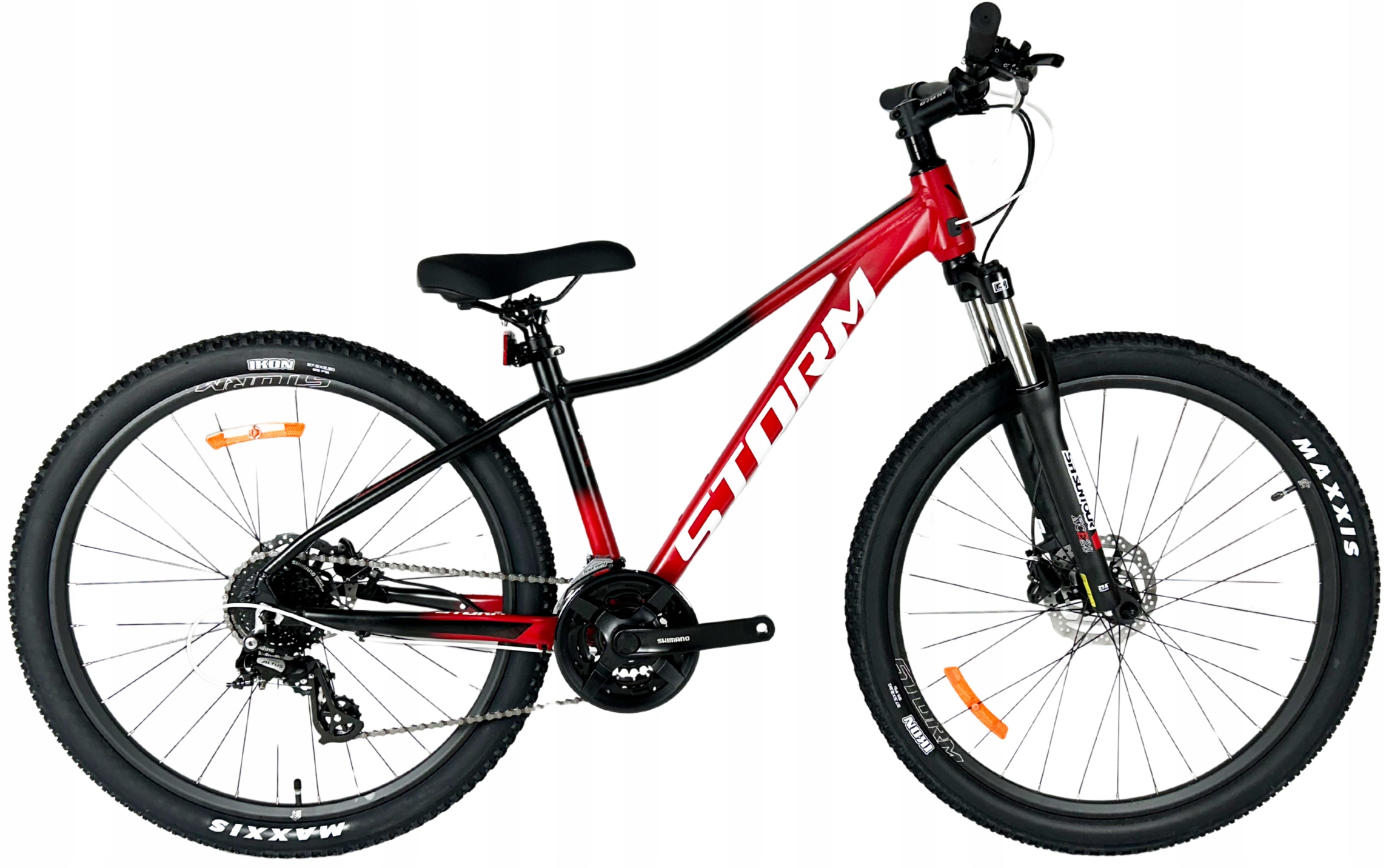 Rower Górski Mtb Storm Shark 3.0 27,5 rama 15 czerwony mat 2025