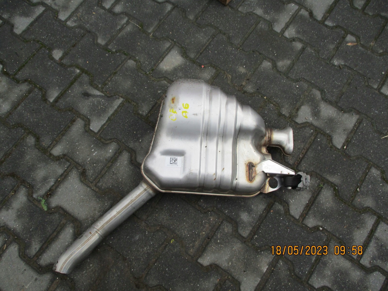 muffler, exhaust AUDI A6 4G0253612M