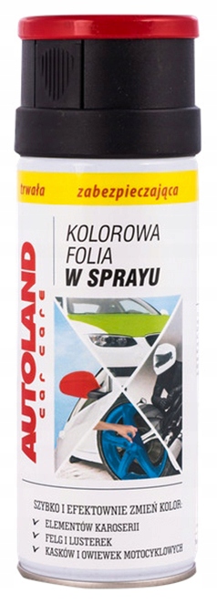 

Sprayu Czerwona Połysk Czerwień 400ML F9W38 Folia