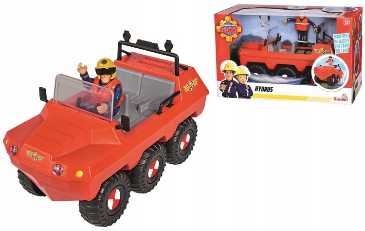 SIMBA Strażak Sam Pojazd Hydrus Z Figurką 20 CM Marka Simba