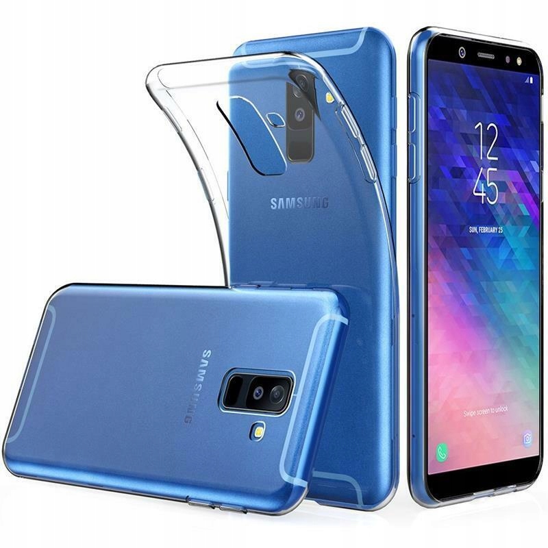 

Etui do Samsung A6 2018 Przezroczyste Slim Szkło