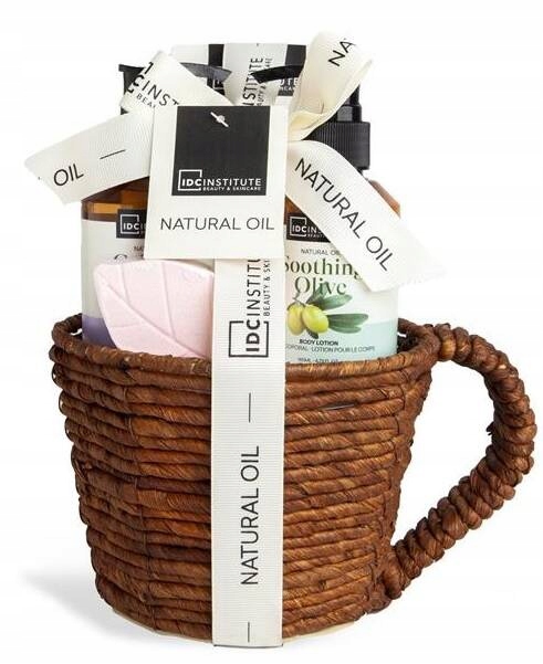 IDC KOSZ ZESTAW PREZENTOWY DZIEŃ MAMY KOSMETYKI CIAŁA KĄPIELI NATURAL OIL
