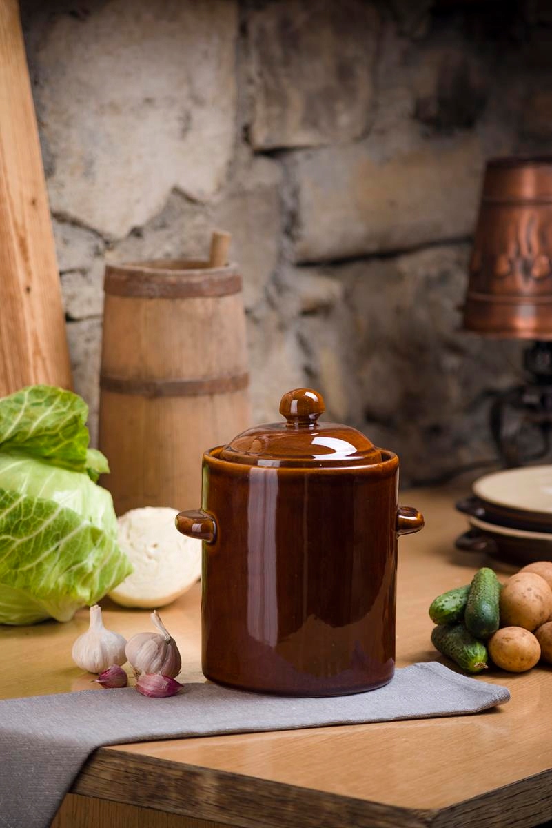 GARNEK BECZKA BECZUŁKA DO KISZENIA KAMIONKA 2,5 L Kod producenta GAR.PROSTY.HER.2,5L