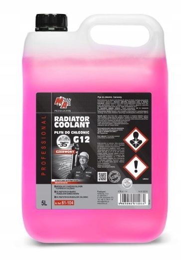 

Płyn Do Chłodnic 5L -35 (różowy) G12