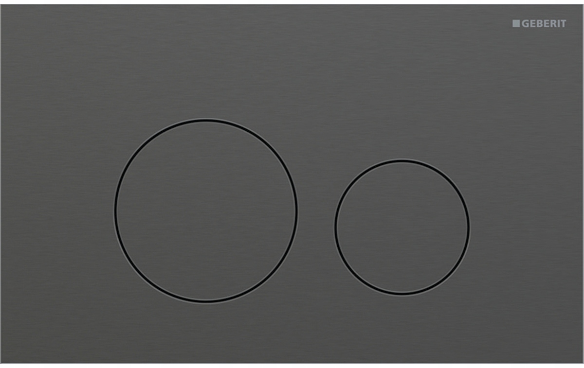 Geberit Splachovacie Tlačidlo SIGMA40, Čierny Chróm