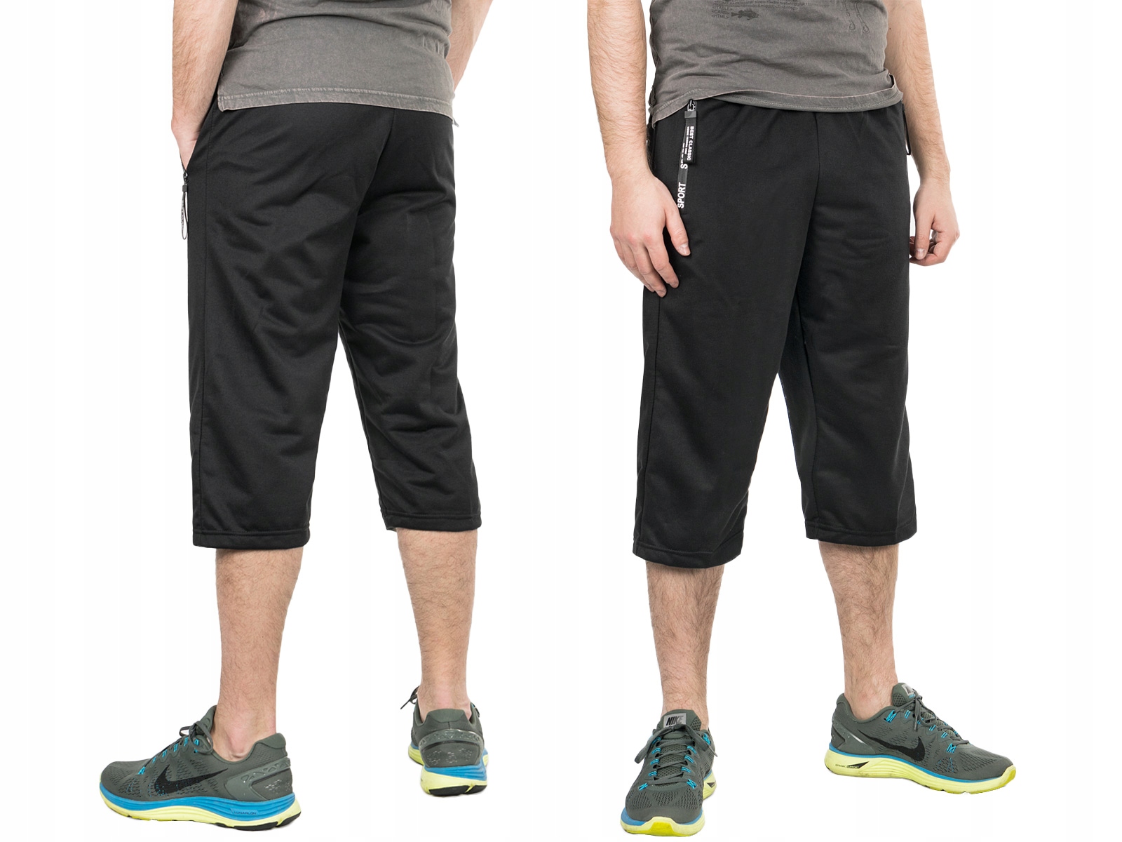 

Krótkie Spodenki Szorty Dresowe 6044 r M czarne