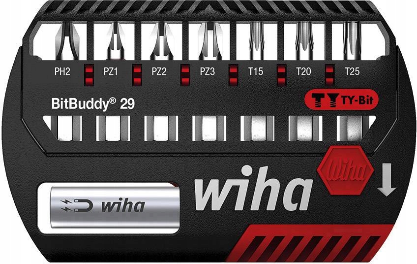 Sada úderových bitů 1/4 Pz Ph torx 8-dílná Wiha