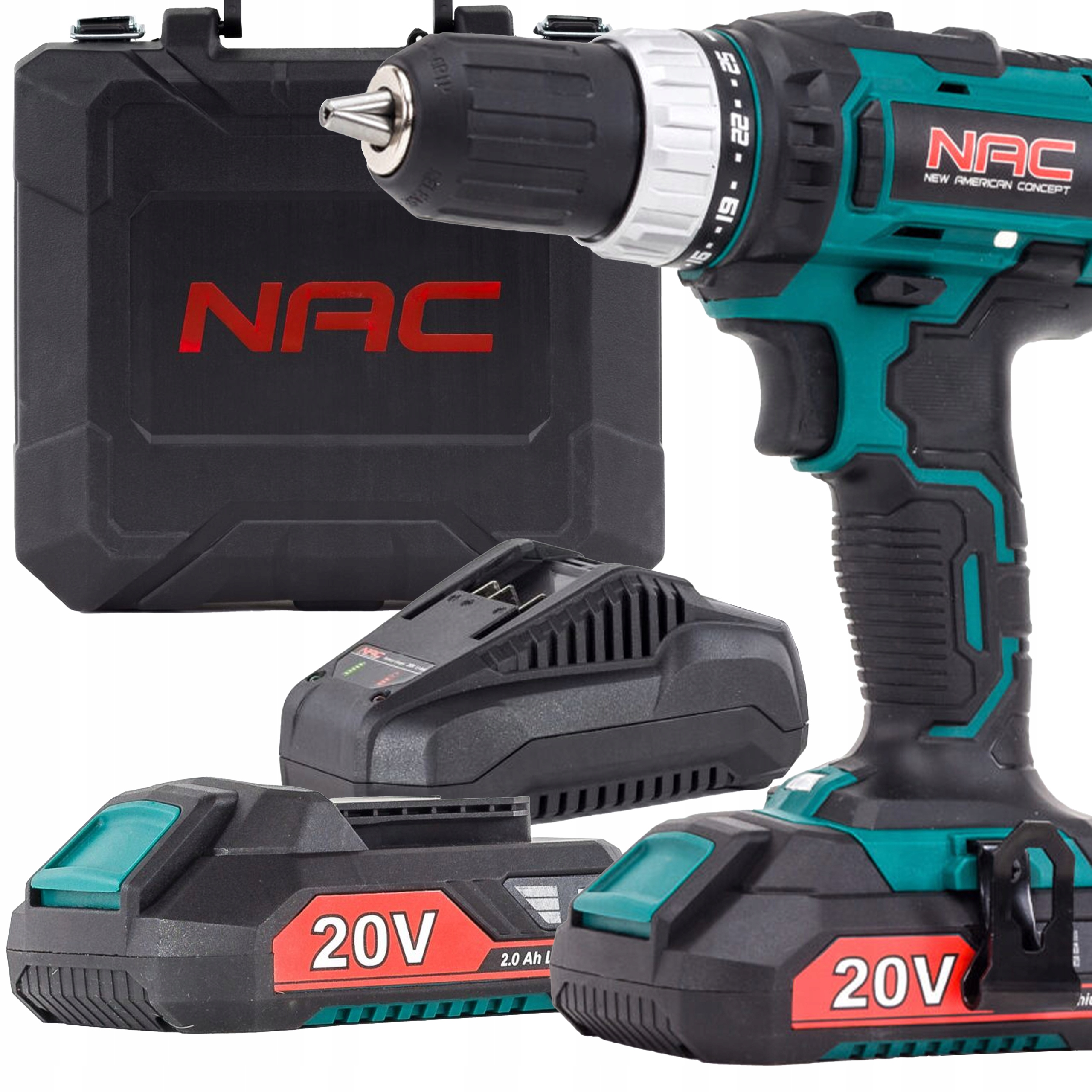 

Wiertarko wkrętarka akumulatorowa Nac CDB2-LI-20V