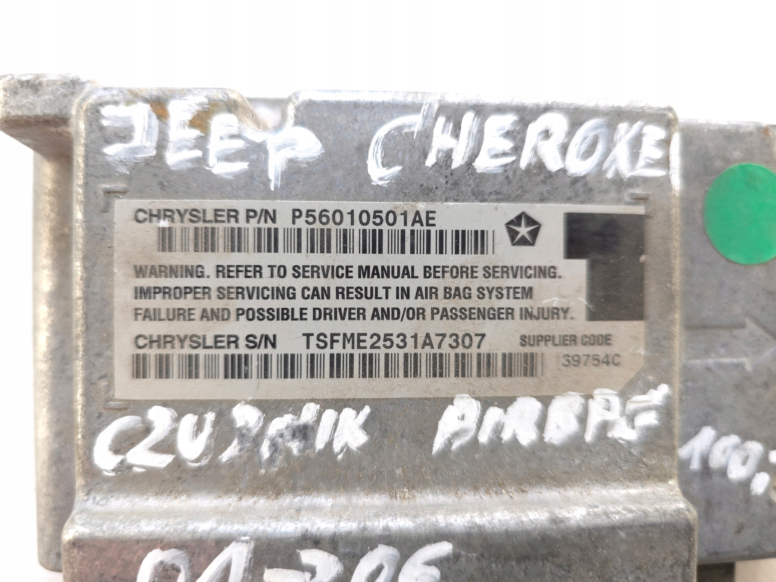 CHEROKEE MODUŁ SENSOR AIRBAG ORYG PŃ# Producent części Jeep OE