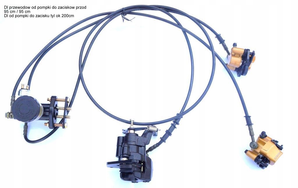 UKŁAD HAMULCOWY BUGGY GOKART 125 cc / 150cc Producent części Bashan