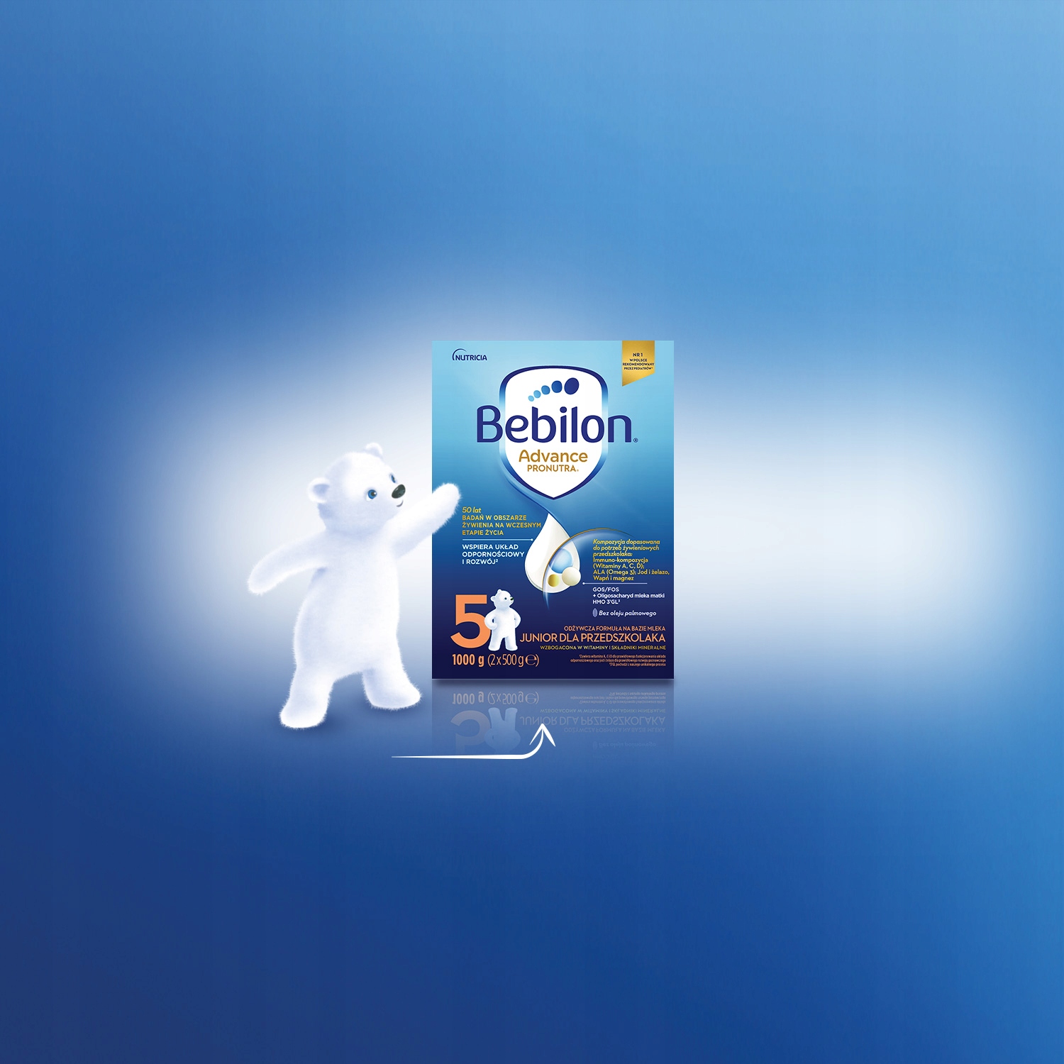 Bebilon 5 Advance Pronutra Junior 1000 g Liczba sztuk w zestawie 1