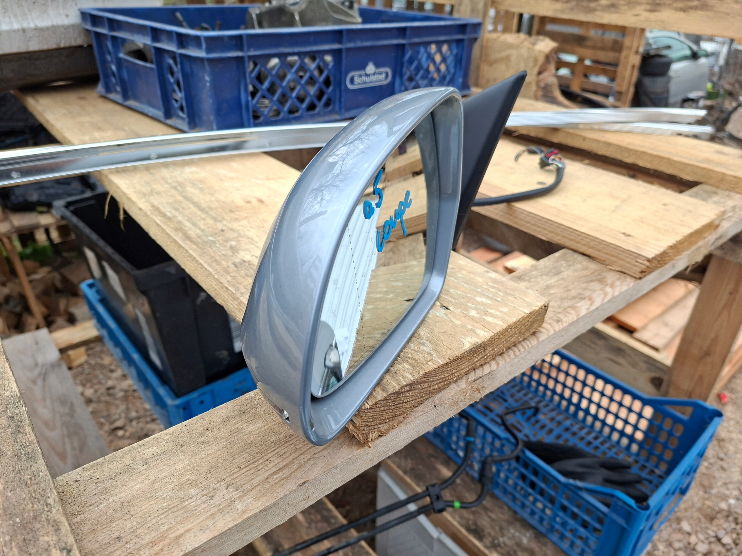 mirror left Audi A5 8T 14+2 pin LX7V