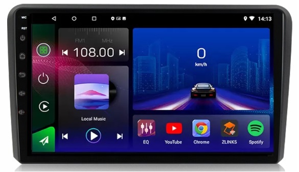 Радіо GPS Android WIFI AUDI A3 8P 2003-2012 16GB