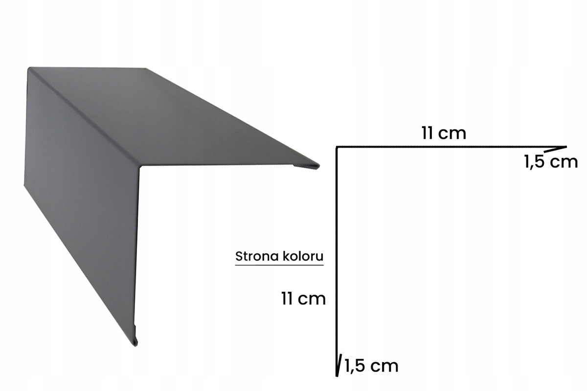 Narożnik zewnętrzny 11x11 Obróbka blacharska - 603