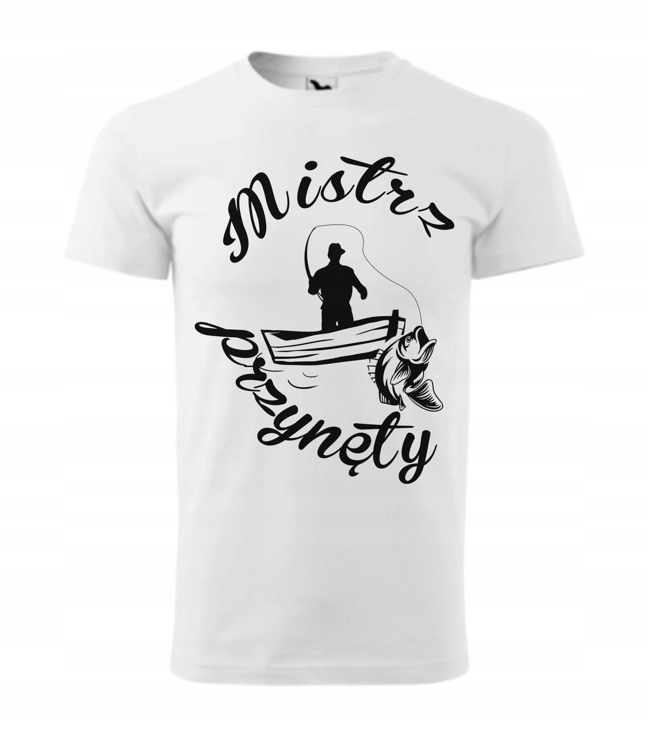 

Koszulka wędkarza Mistrz Przynęty t-shirt rybaka