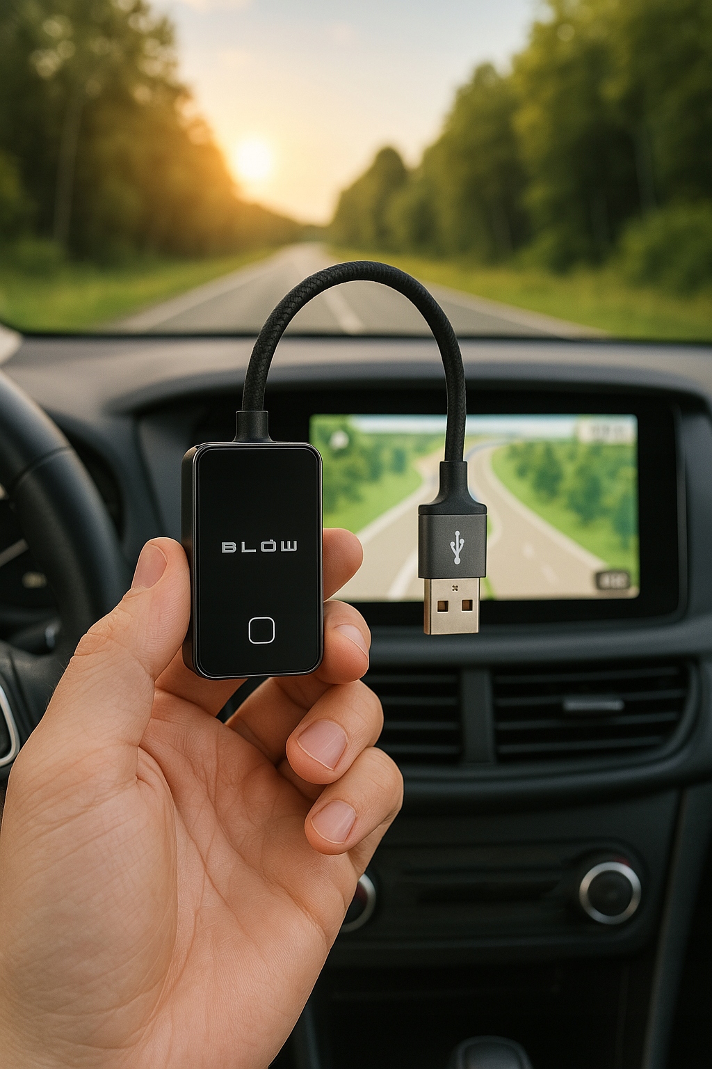 ADAPTER BEZPRZEWODOWY CARPLAY ANDROID AUTO WIFI BLUETOOTH Marka Blow