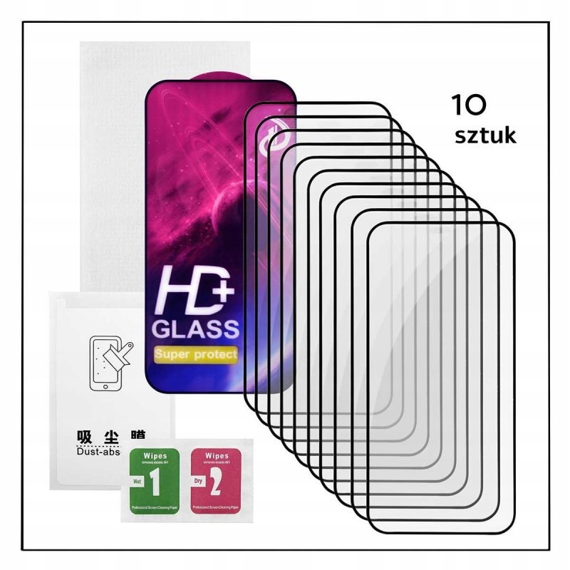 Szkło hartowane Hd+ do Motorola Moto G60 Pudełko 10szt.